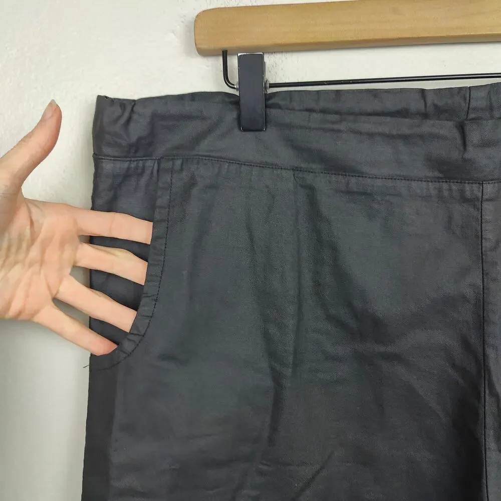 ComplexGeometries Shorts Womens Medium‎ Black Drawstring Minimalist Designer